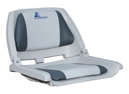 Сиденье с виниловыми подушками, серое с темно-серым (10253848)